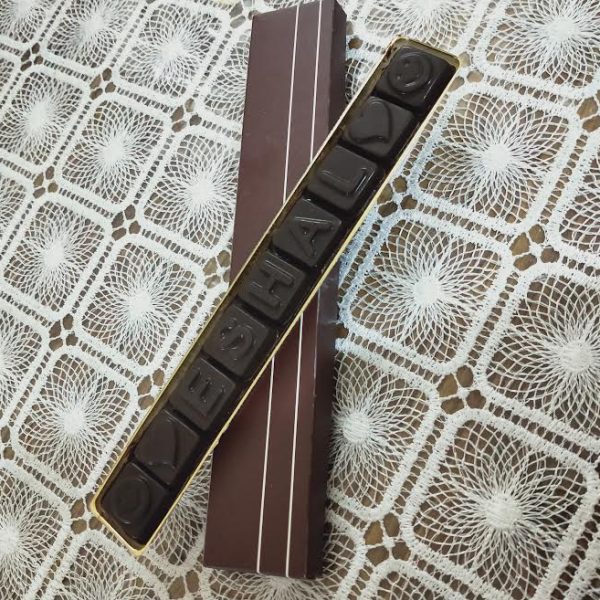 Single Liner chocolate message