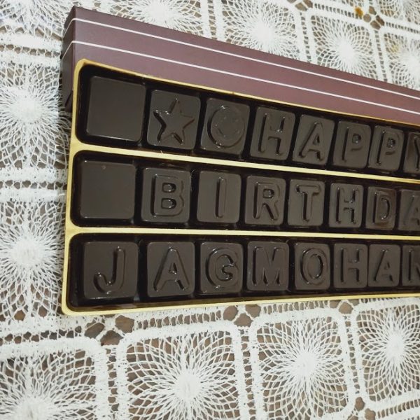 Triple liner chocolate message