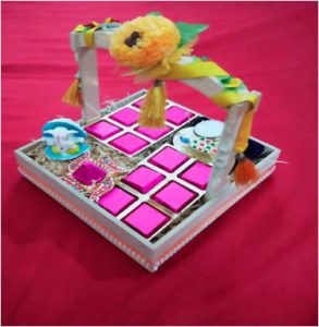 12 Piece decorative Diwali basket
