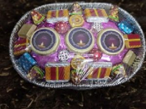 A basket full of cracker shaped chocolates